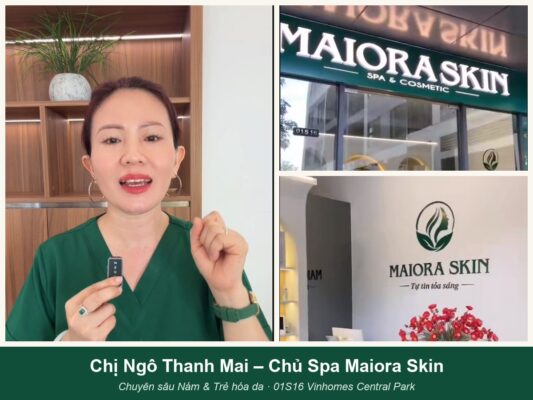 Chị Ngô Thanh Mai – Chủ Spa Maiora Skin · đồng hành 32 ngày xây kênh 