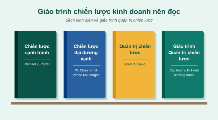 Giáo trình chiến lược kinh doanh: Chiến lược cạnh tranh, Chiến lược đại dương xanh, Quản trị chiến lược